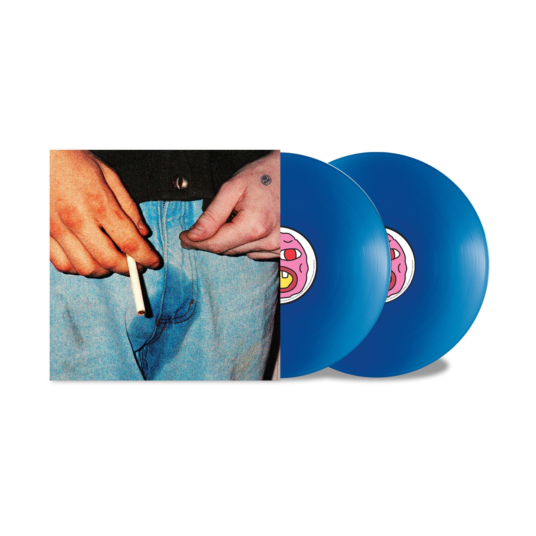Image of Front view of Tyler The Creator - Cherry Bomb Double Blue Vinyl LP